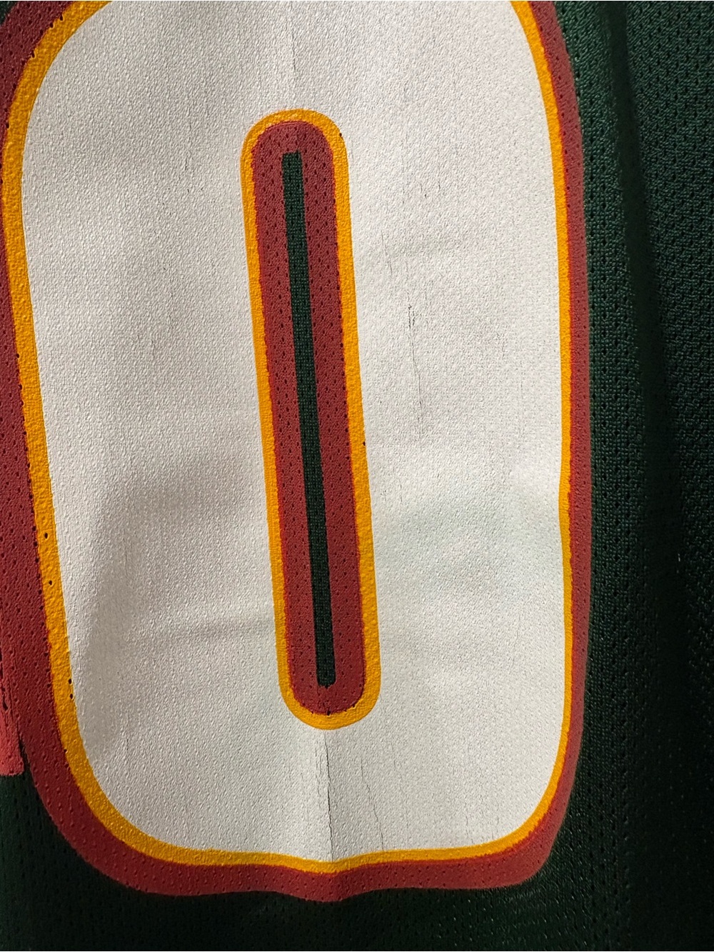 Vintage Seattle SuperSonics #40 Green Basketball Jersey Champion Shawn Kemp - Picture 7 of 7